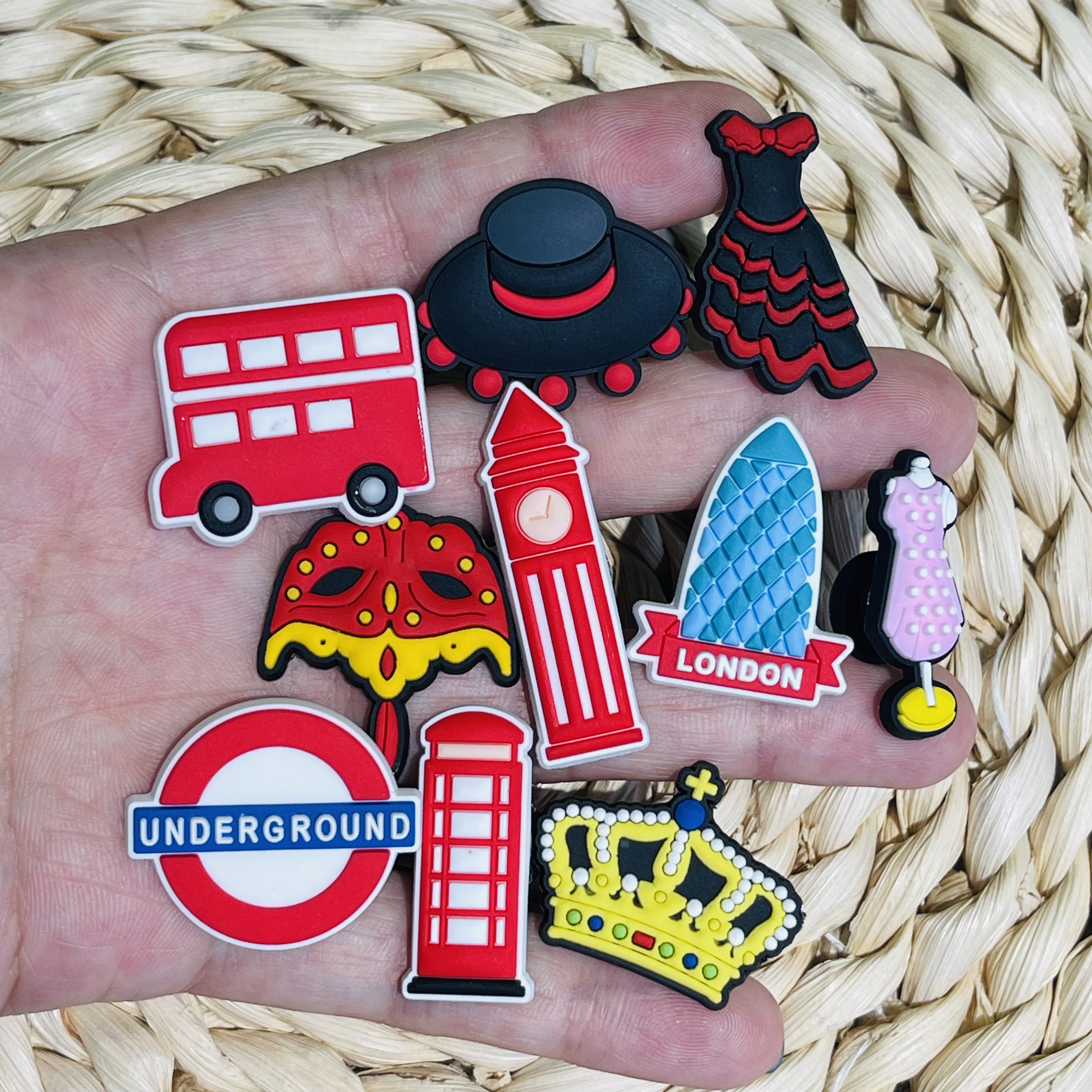 Men'S Accessories London - 1-10pcs 런던 더블 데커 버스 신발