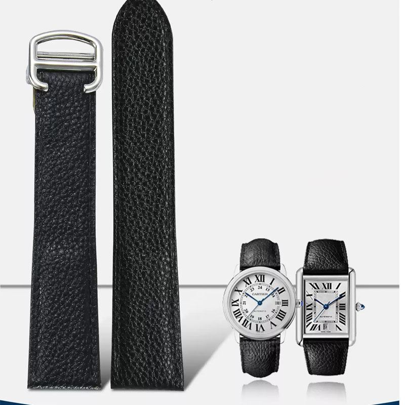 Men'S Accessories London - 까르띠에 탱크 런던 솔로 리치 가죽
