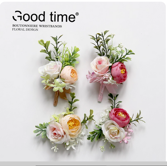 Men Accessories Bouquet - 브룸 손목 꽃핀 부케 베스트맨 신부