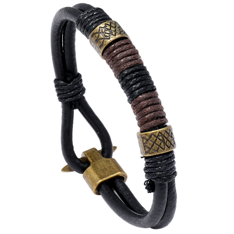 Men Accessories Pk - 고품질 남성 펑크 스타일 민족풍 팔찌