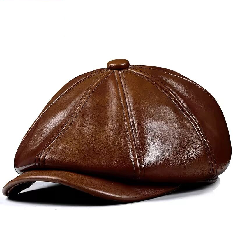 Men Accessories Brands - 봄 새로운 정품 가죽 모자 모자