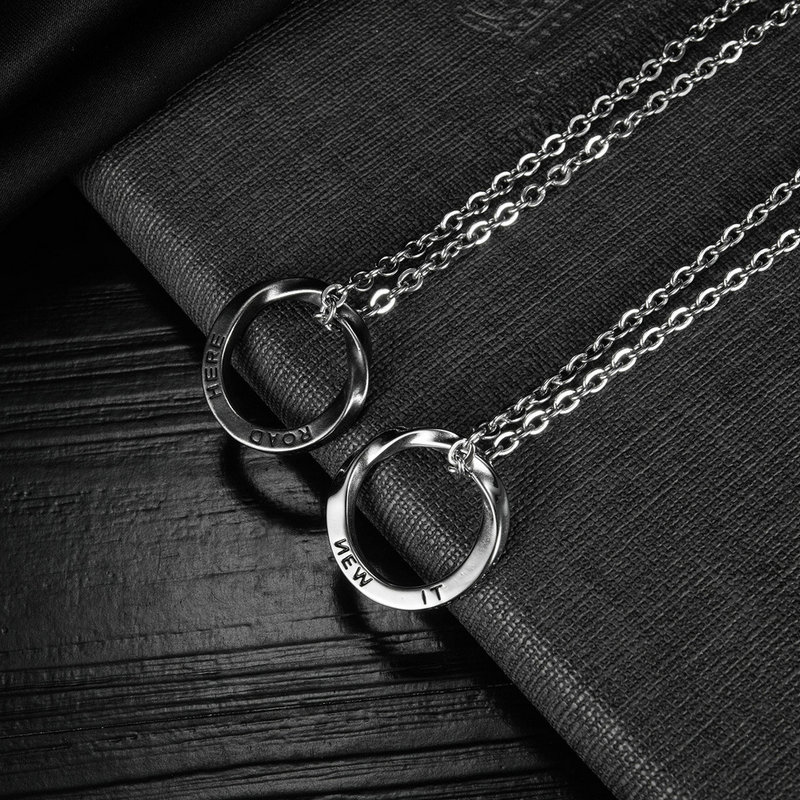 Men Accessories Pk - 남성용 스테인레스 스틸 모비우스 링 원형