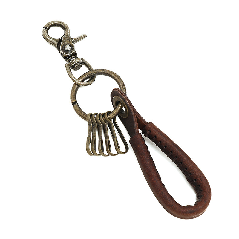 Men Accessories Pk - 정품 가죽 포켓 자동차 키 링