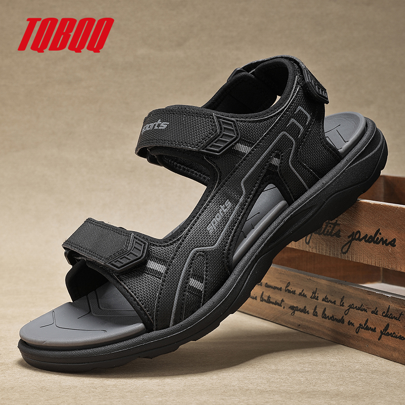 Men Accessories For Beach - 남성 트렌디 아웃도어 캐주얼 샌들 통기성