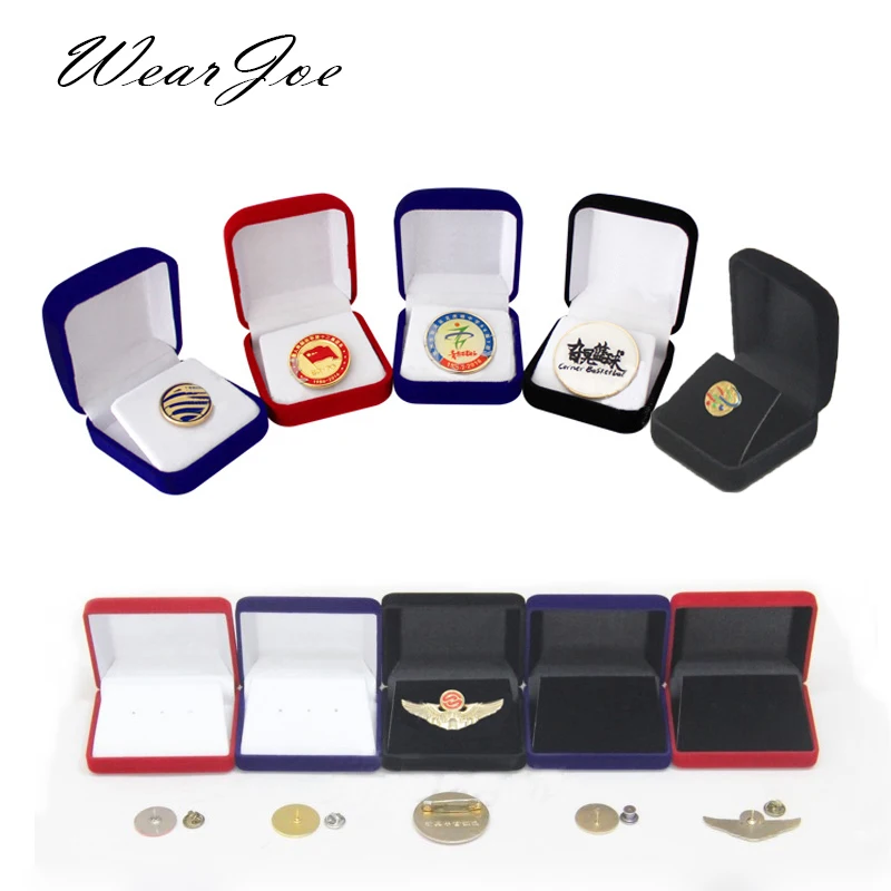 Men'S Accessories Drawer Organizer - 고급 배지 메달 포장 상자, 플로킹