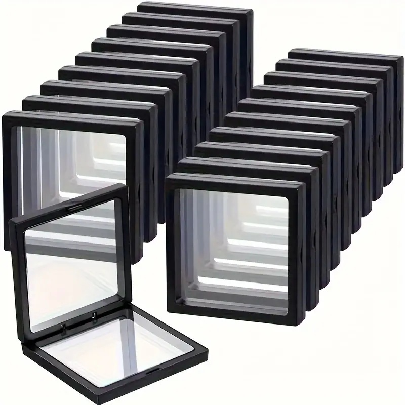 Men'S Accessories Drawer Organizer - 20Pcs Clearview 3D 플로팅 디스플레이 케이스