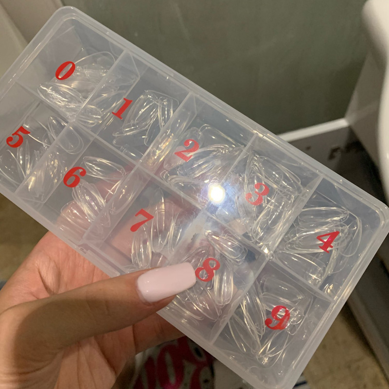 1 상자 빈 네일 팁 주최자 보관 상자 10 그리드 크 - Men'S Accessories Drawer Organizer 리뷰 및 가격