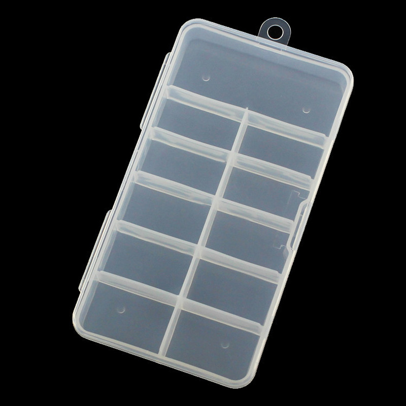 1 상자 빈 네일 팁 주최자 보관 상자 10 그리드 크 - Men'S Accessories Drawer Organizer 리뷰 및 가격