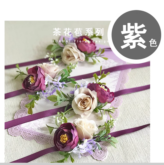 브룸 손목 꽃핀 부케 베스트맨 신부 자매 꽃 웨딩 촬영 - Men Accessories Bouquet 리뷰 및 가격