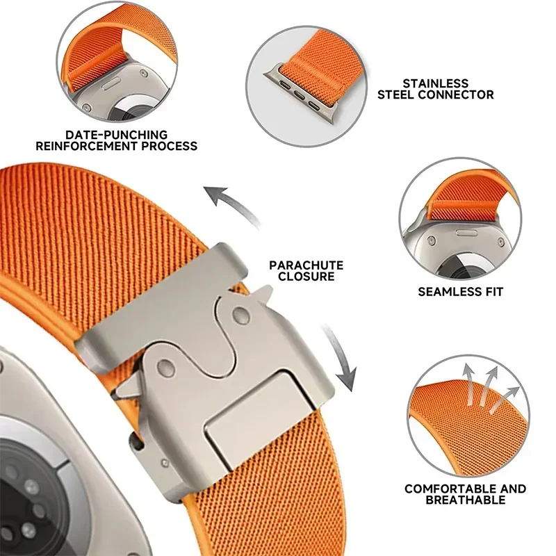 애플워치 나일론 스트랩 46mm 45mm 44mm 42 - Men Accessories Website 리뷰 및 가격