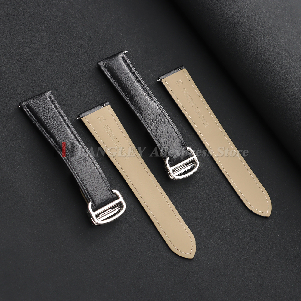 까르띠에 탱크 런던 솔로용 천연 가죽 시계줄 소프트 리 - Men'S Accessories London 리뷰 및 가격