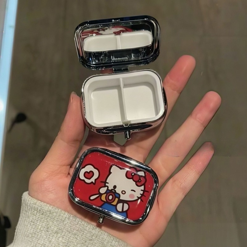 2026 산리오 애니메이션 헬로 키티 금속 보관함 알약 - Men'S Accessories Drawer Organizer 리뷰 및 가격
