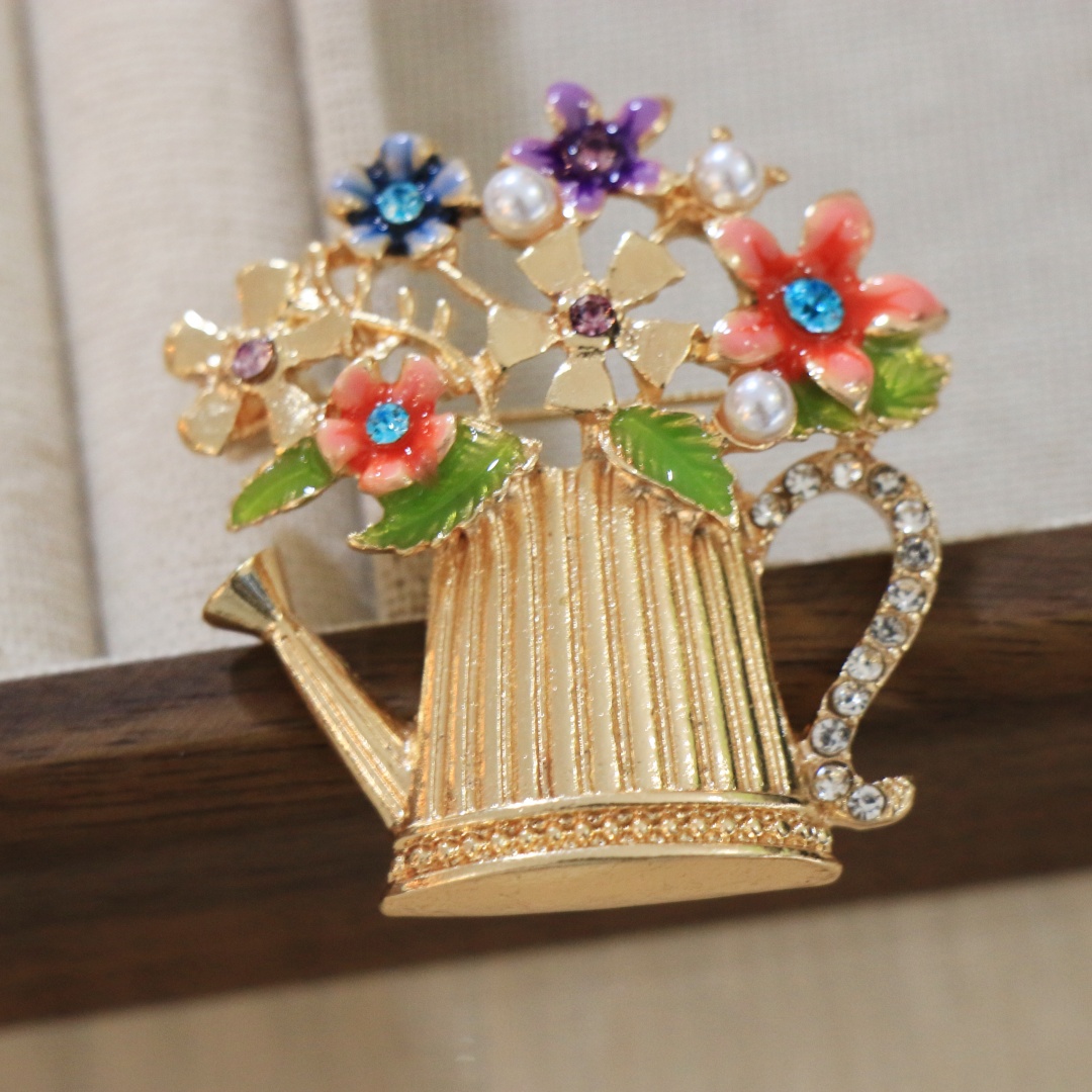 남성과 여성을 위한 바로크 럭셔리 꽃다발 브로치, 보석 - Men Accessories Bouquet 리뷰 및 가격