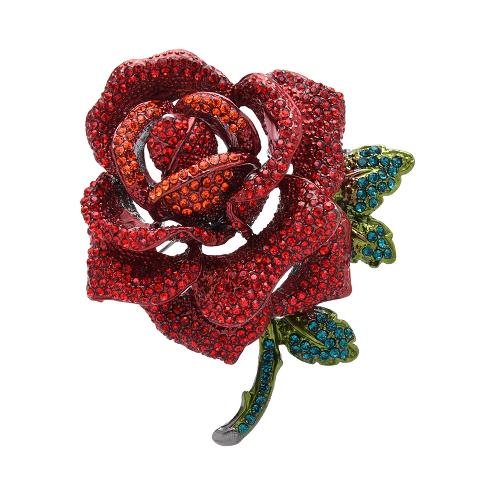 라펠 배지 핀 부케 핀 남녀 코스튬 액세서리 합금 장미 - Men Accessories Bouquet 리뷰 및 가격