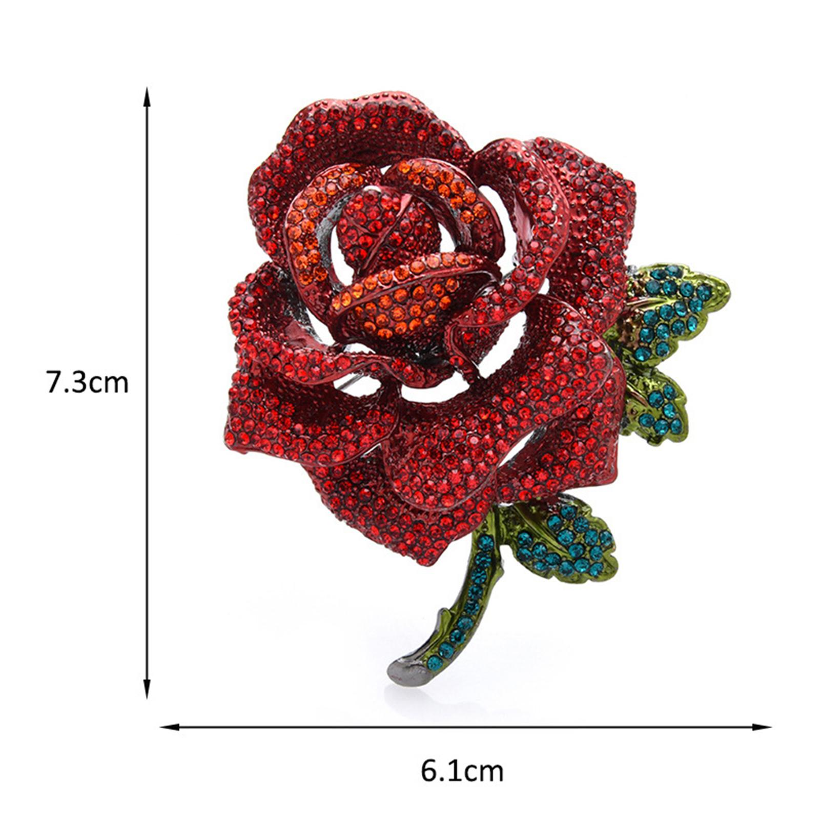 라펠 배지 핀 부케 핀 남녀 코스튬 액세서리 합금 장미 - Men Accessories Bouquet 리뷰 및 가격