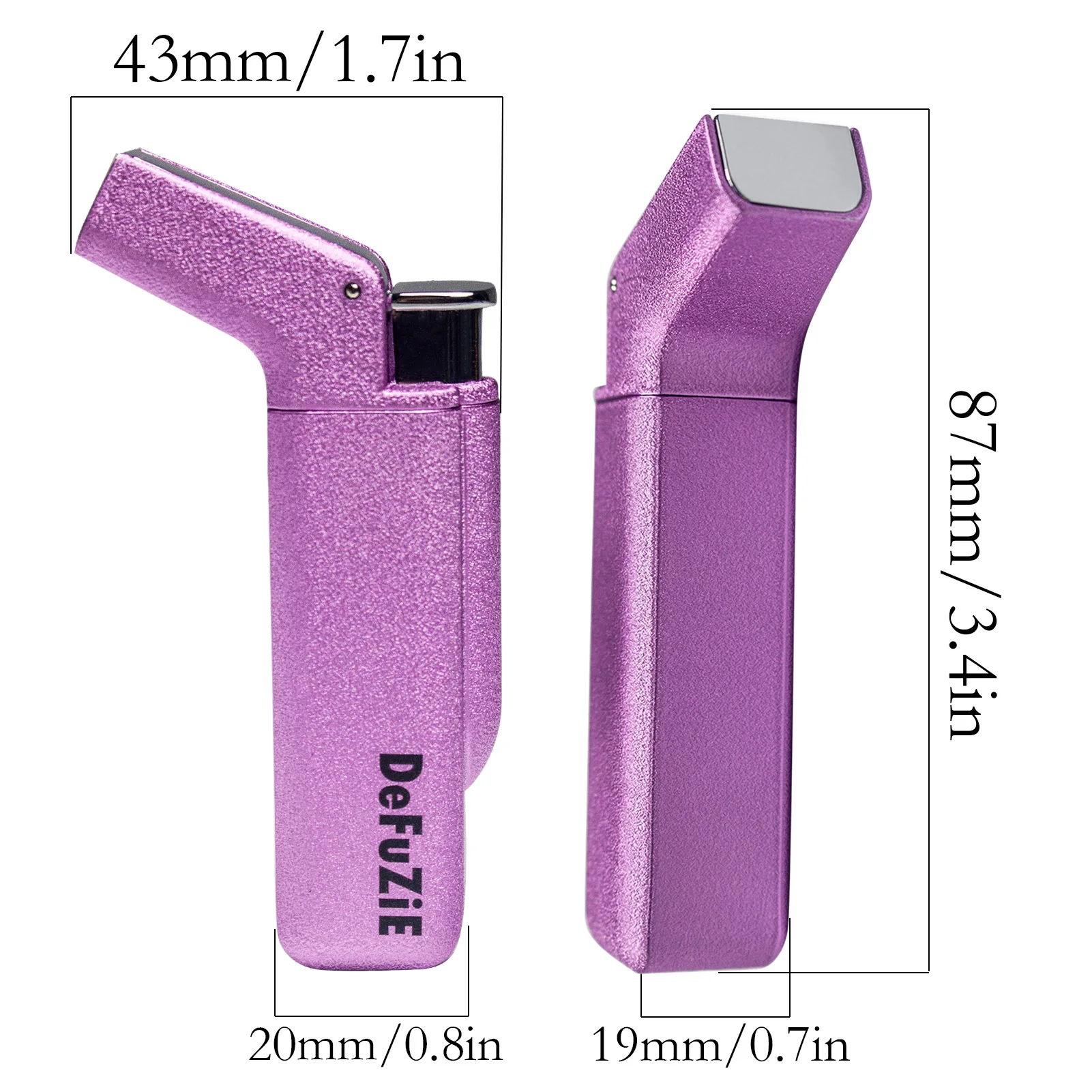 DefuZiE 토치 라이터 방풍 조절식 제트 화염 부탄 - Men Accessories Pk 리뷰 및 가격