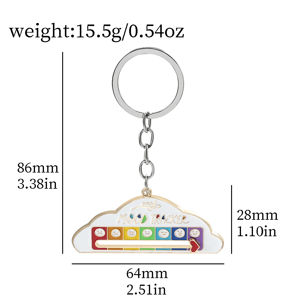 구름 모양 키체인 슬라이딩 인터랙티브 무드 표현 마이  - Men Accessories Chain 리뷰 및 가격