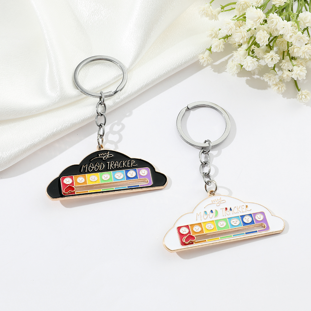 구름 모양 키체인 슬라이딩 인터랙티브 무드 표현 마이  - Men Accessories Chain 리뷰 및 가격