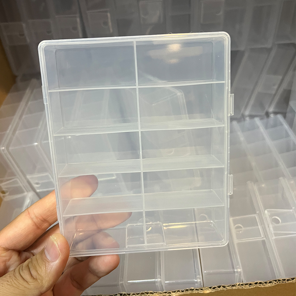 10 그리드 투명 빈 네일 포일 보관 상자 플라스틱 쥬 - Men'S Accessories Drawer Organizer 리뷰 및 가격