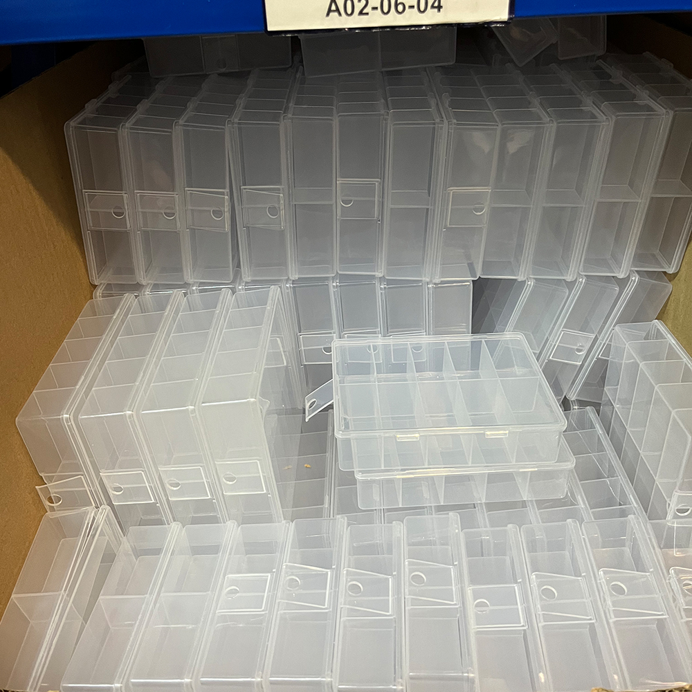 10 그리드 투명 빈 네일 포일 보관 상자 플라스틱 쥬 - Men'S Accessories Drawer Organizer 리뷰 및 가격