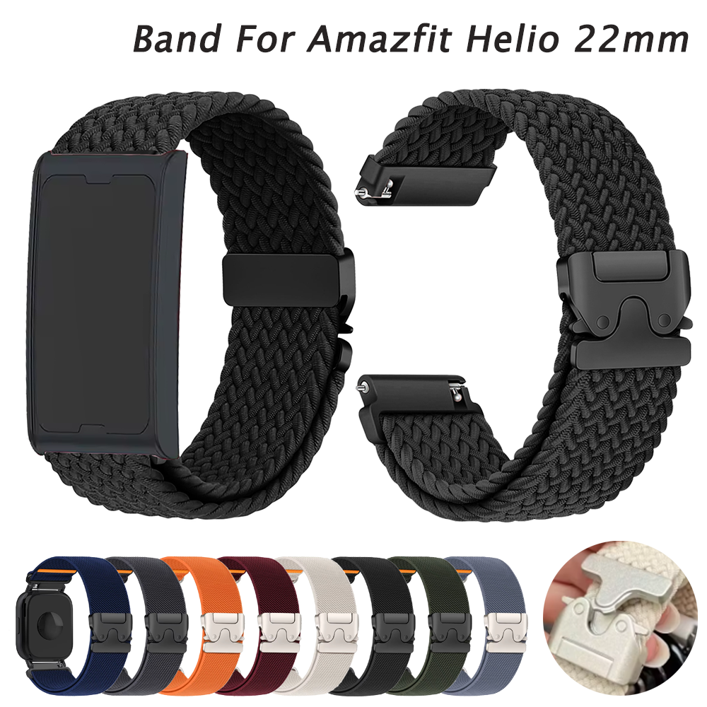 22mm 낙하산 나일론 브레이디드 스트랩 아마즈핏 헬리 - Men Accessories Website 리뷰 및 가격