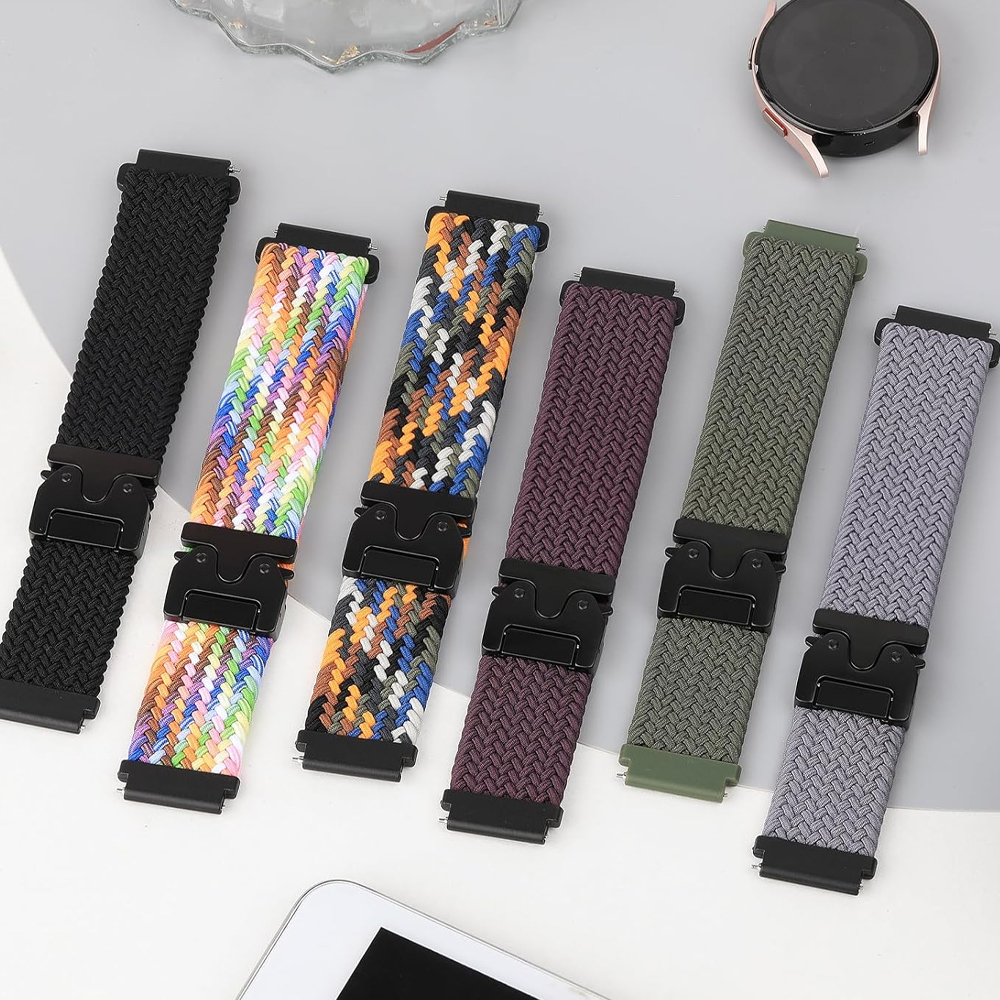 22mm 낙하산 나일론 브레이디드 스트랩 아마즈핏 헬리 - Men Accessories Website 리뷰 및 가격