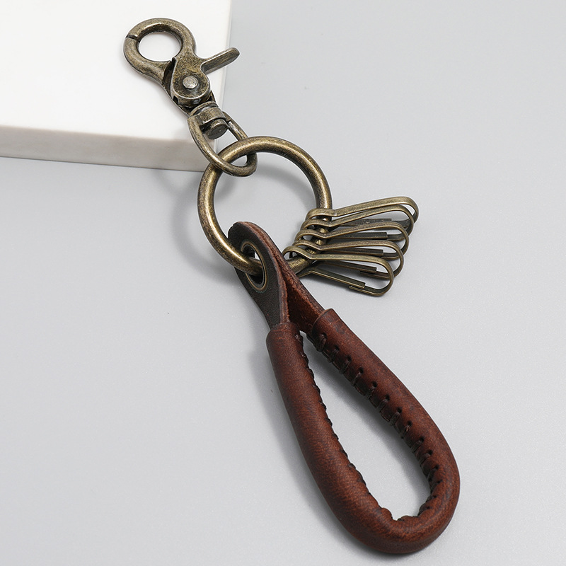 정품 가죽 포켓 자동차 키 링 클립 미니 지갑 홀더 진 - Men Accessories Pk 리뷰 및 가격