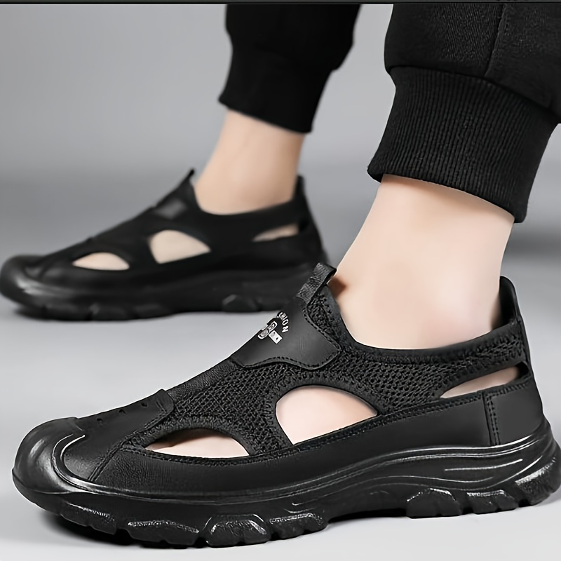남성용 힐링 샌들 2026 신상 통기성 메쉬 가죽 슬립 - Men Accessories For Beach 리뷰 및 가격