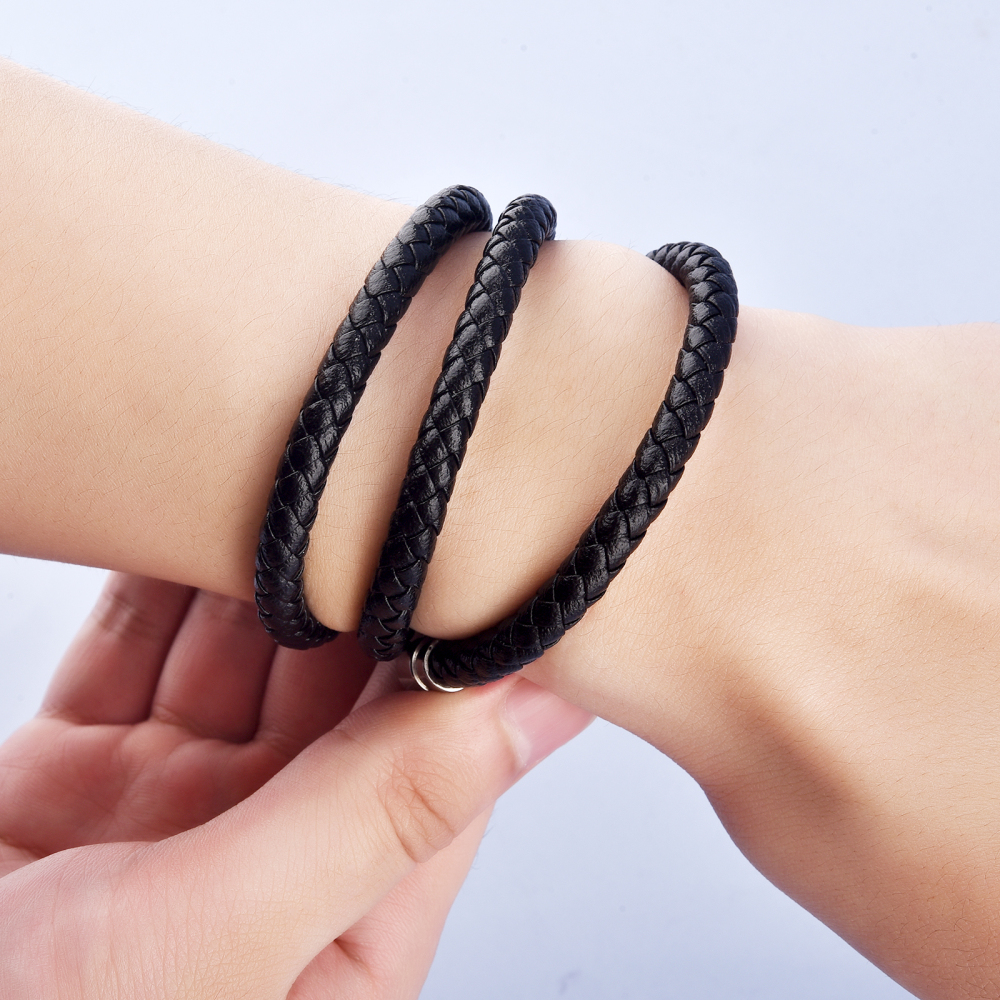 45/50/60cm 가죽 목걸이 왁스 로프, 스테인리스 - Men Accessories Chain 리뷰 및 가격