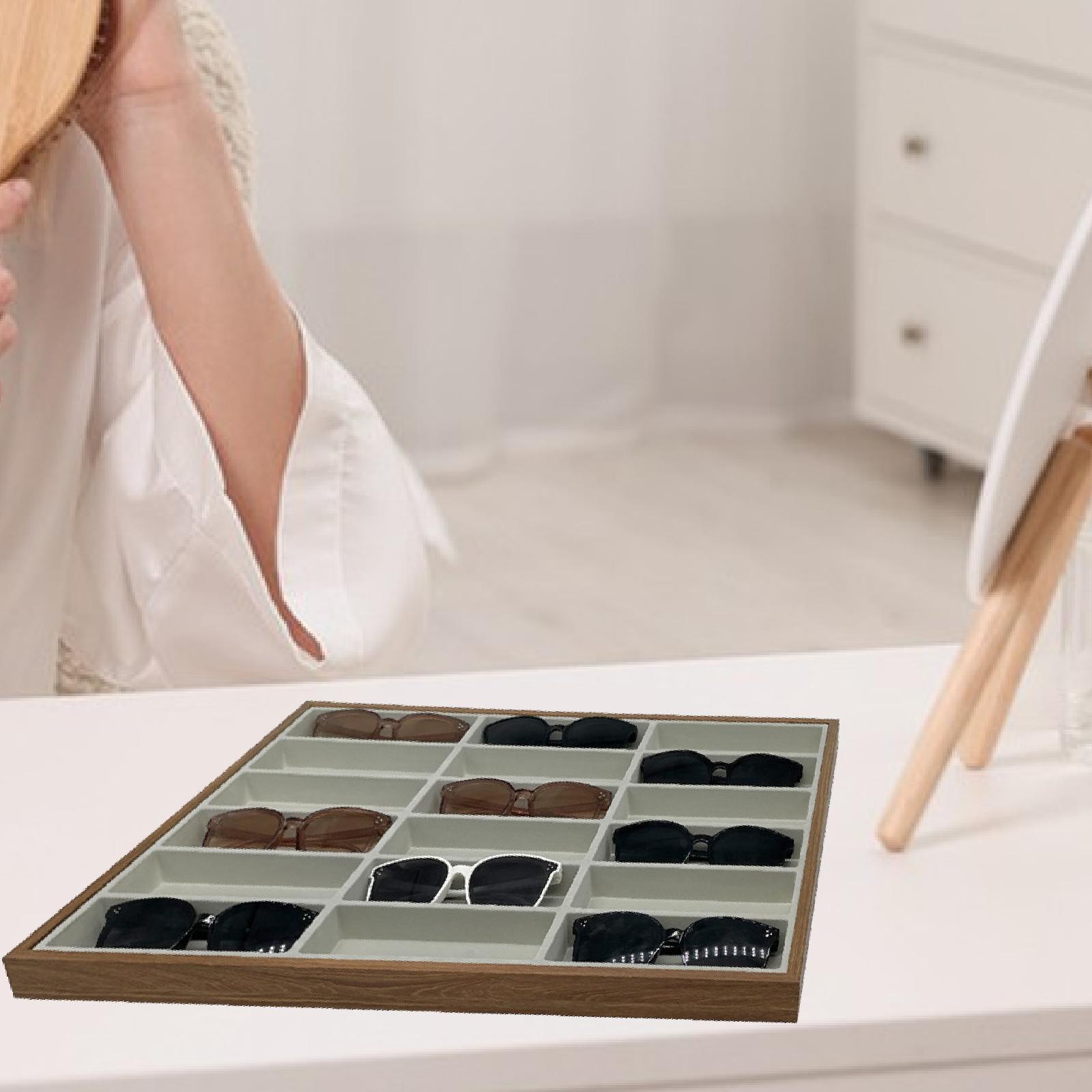 선글라스 정리함 트레이 18칸 안경 진열 케이스 시계  - Men'S Accessories Organizer Tray 리뷰 및 가격