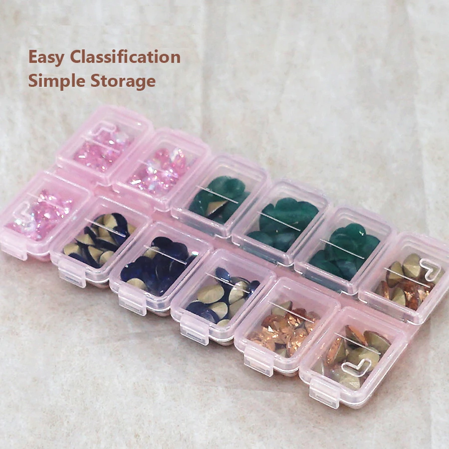 12칸 플라스틱 라인스톤 정리함, 네일아트 도구 보석  - Men'S Accessories Drawer Organizer 리뷰 및 가격