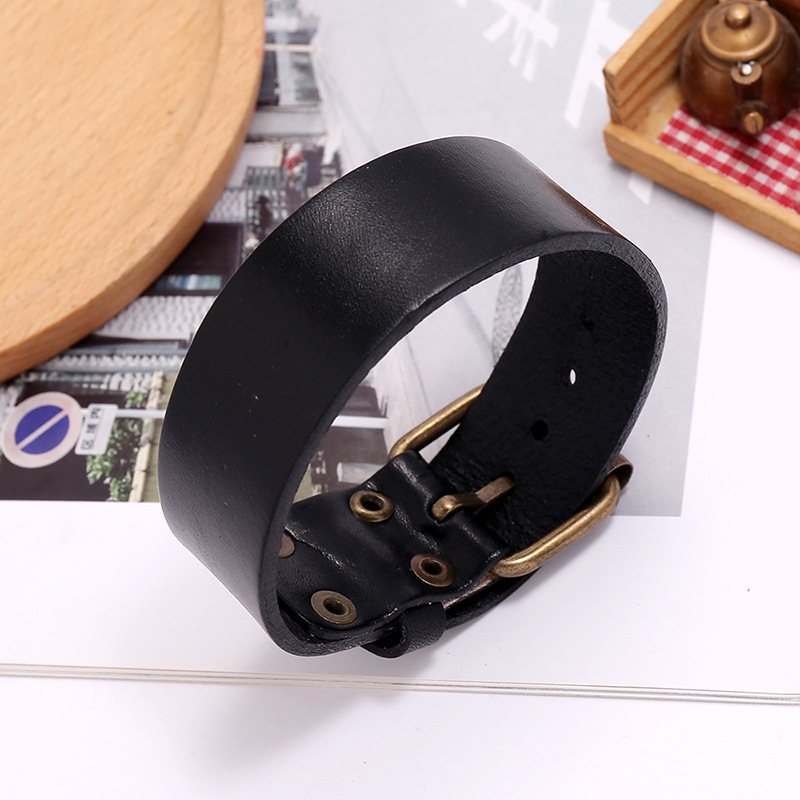 미니멀리스트 빈티지 남성용 천연 가죽 롱 조절식 핀 버 - Men Accessories Pk 리뷰 및 가격