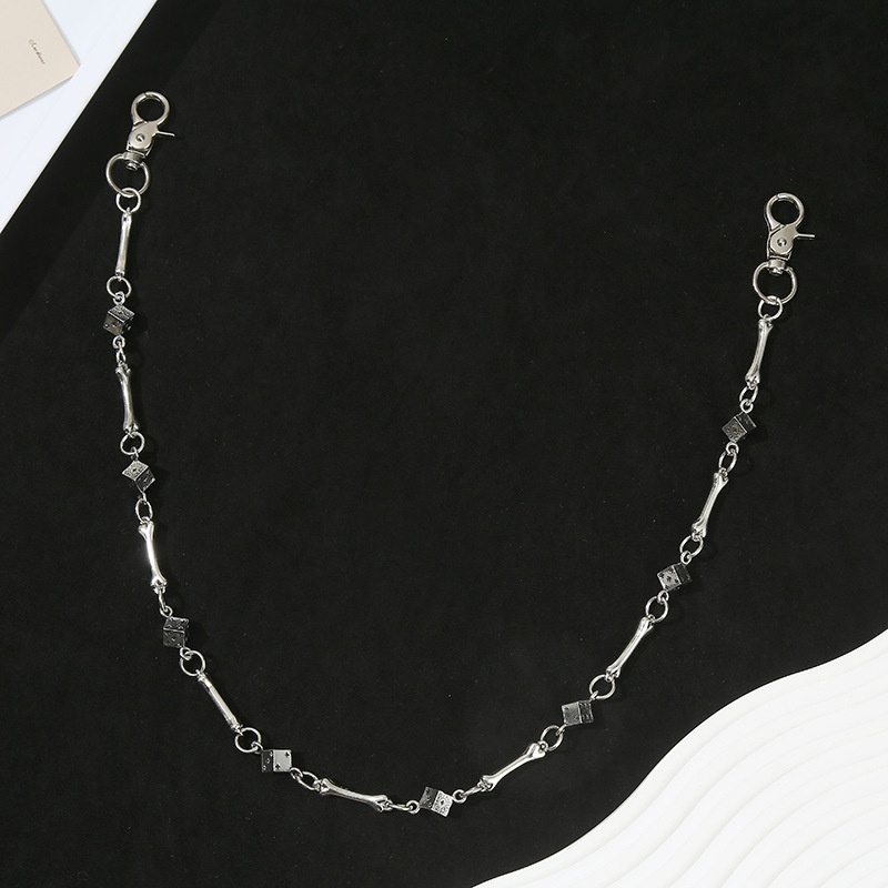 펑크 록 힙합 유니섹스 도그 본 다이스 팬츠 체인, 남 - Men Accessories Chain 리뷰 및 가격