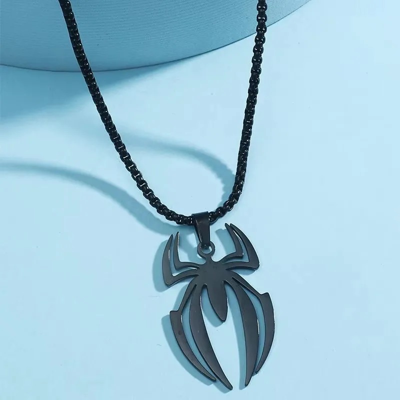 고딕 스파이더 모양 목걸이 스테인레스 스틸 펜던트 초커 - Men Accessories Chain 리뷰 및 가격