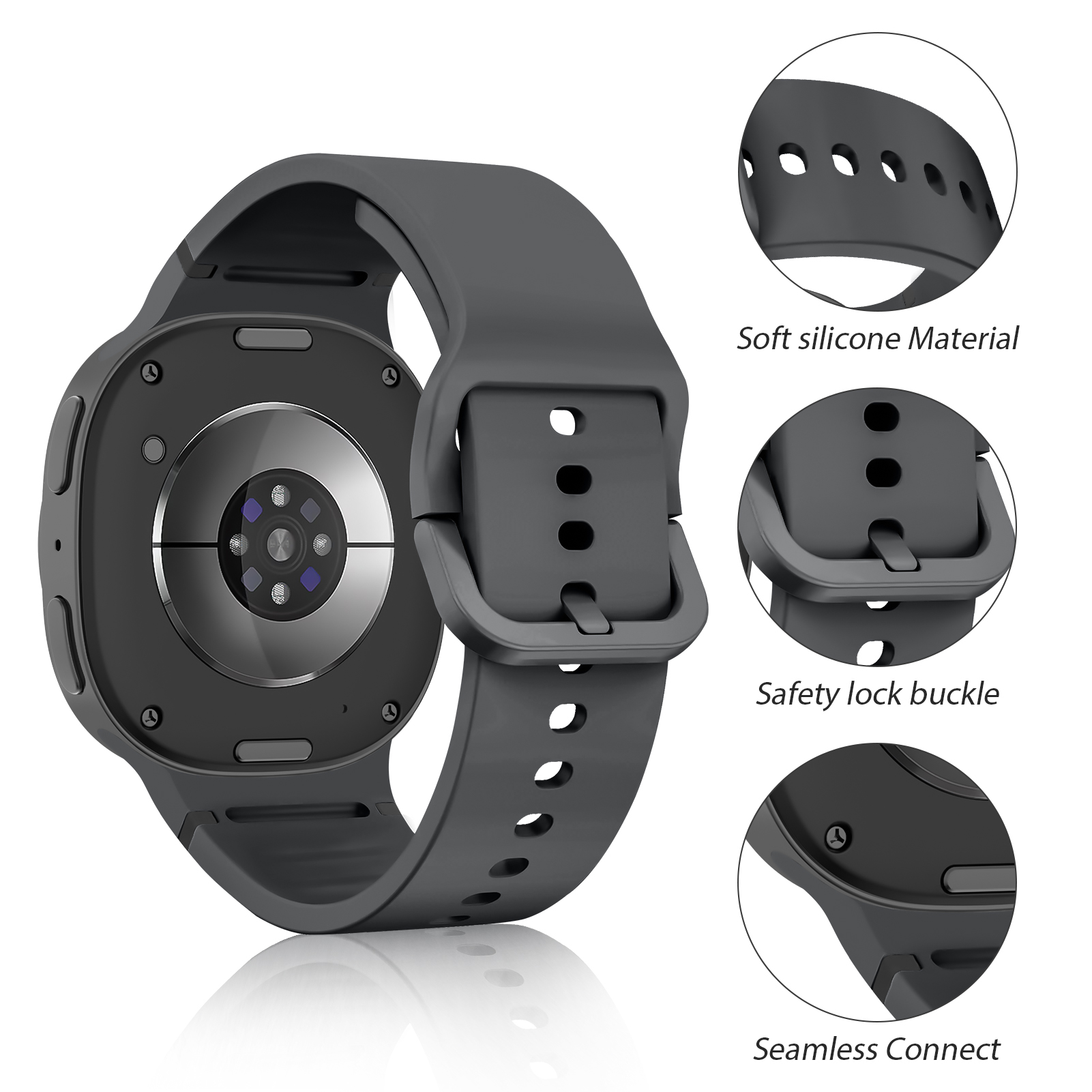삼성 갤럭시 시계 8 용 스트랩 + 케이스 44mm 4 - Men Accessories Website 리뷰 및 가격